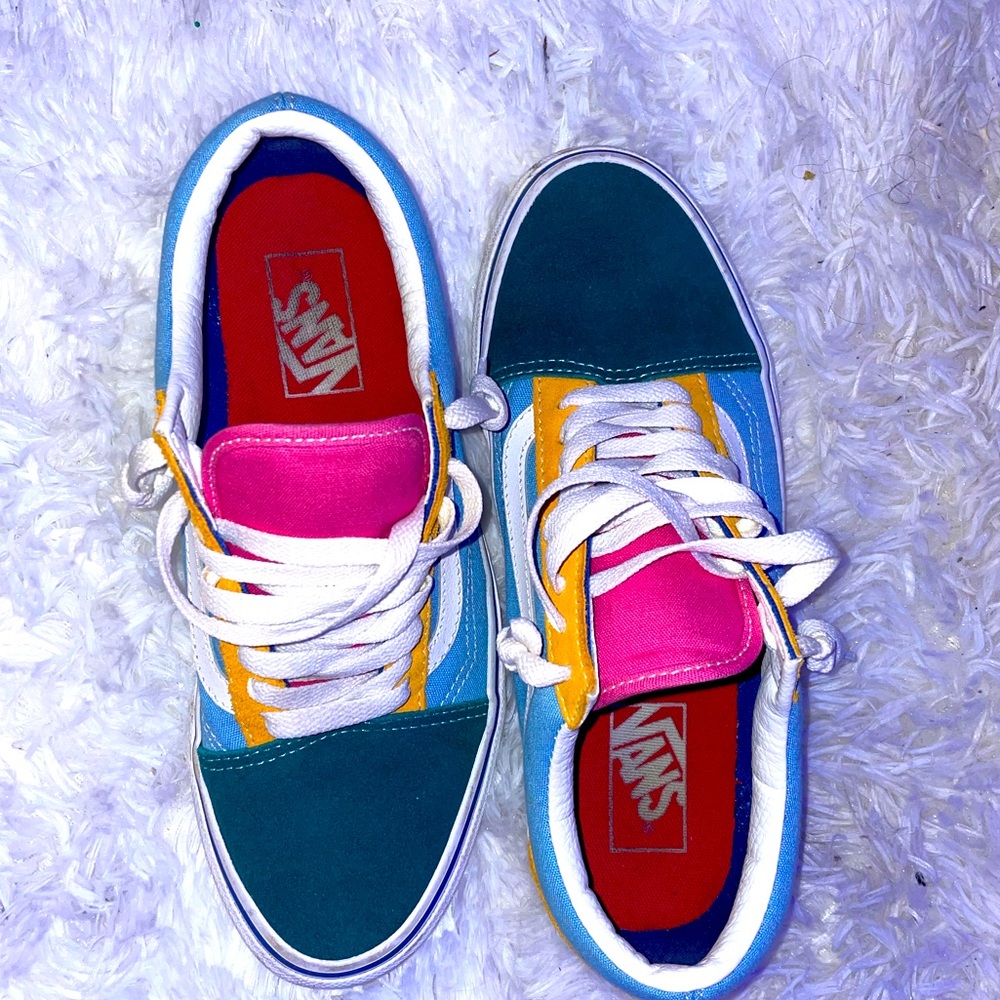 Fun and colorful stylish vans